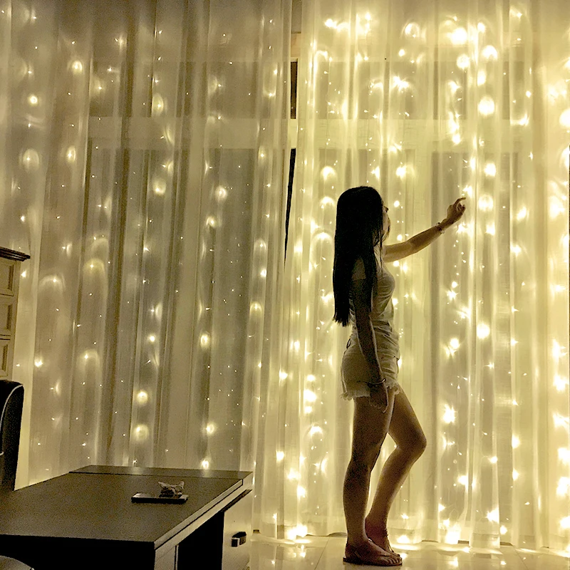 YINUO LIGHT 3x3/6x3M Led Icicle Led Curtain Fairy String Light Fairy Light 300 Led Christmas Light for Wedding Home Garden Decor
YINUO LIGHT 3x3/6x3M Led Icicle Led Curtain Fairy String Light Fairy Light 300 Led Christmas Light for Wedding Home Garden Decor
