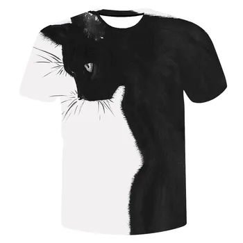 Graphic Tops 2020 Womens Fashion 3D Cat Print Casual clothings Summer Short Sleeve O-neck T Shirts ropa de verano mujer
Graphic Tops 2020 Womens Fashion 3D Cat Print Casual clothings Summer Short Sleeve O-neck T Shirts ropa de verano mujer