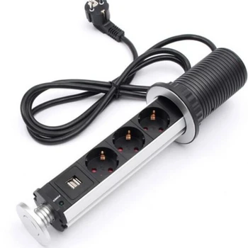 European standard USB desktop office kitchen socket hidden desktop socket USB charging multi-function socket
European standard USB desktop office kitchen socket hidden desktop socket USB charging multi-function socket