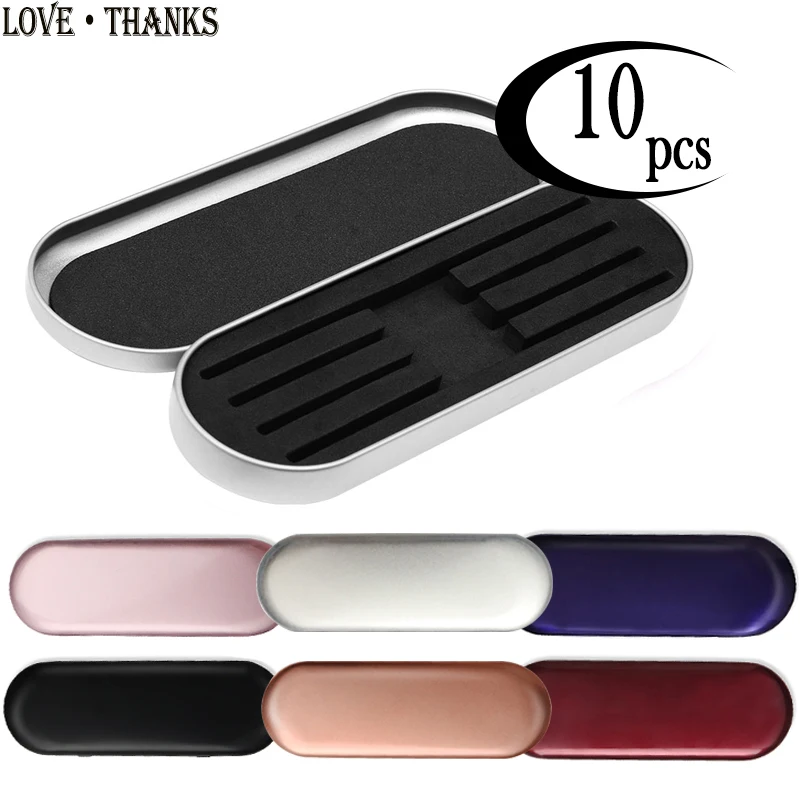 10pcs Professional storage for eyelash extension tweezers eyelash extension tools box for tweezers portable safe makeup tools
10pcs Professional storage for eyelash extension tweezers eyelash extension tools box for tweezers portable safe makeup tools