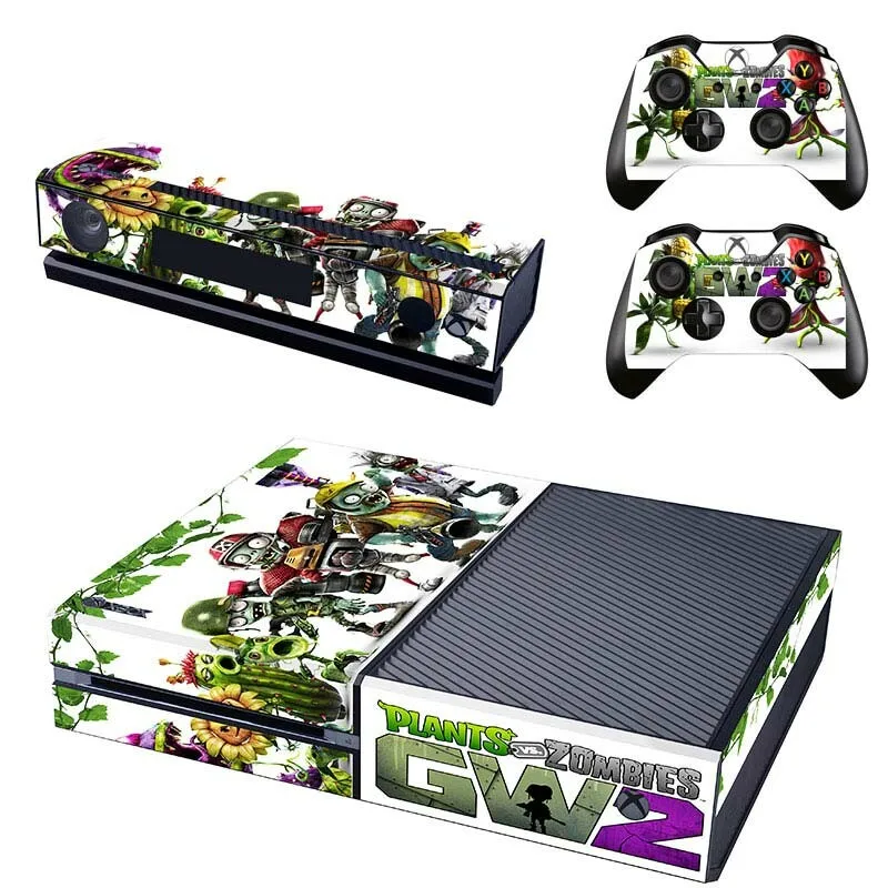 Растения против Зомби наклейка s для Xbox one кожа Виниловая Pegatinas консоль Kinect два