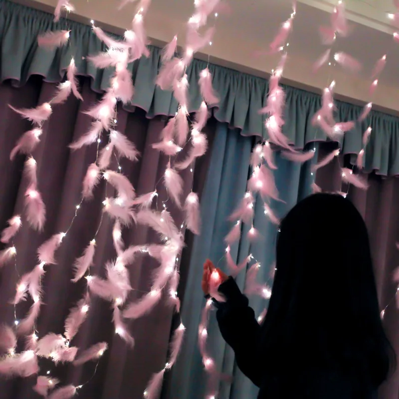 YINUO LIGHT 3M x 3M Feather Curtain Icicle LED String Lights 8 Modes Fairy Light Garland Christmas Holiday Wedding Decoration
YINUO LIGHT 3M x 3M Feather Curtain Icicle LED String Lights 8 Modes Fairy Light Garland Christmas Holiday Wedding Decoration
