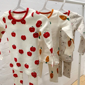 EnkeliBB Spring Baby Girl Pajama Sets Homesuits With Hat Bebe Lovley Apple Clothes Sets Kids Cotton Clothes Suits Child Homesuit 
EnkeliBB Spring Baby Girl Pajama Sets Homesuits With Hat Bebe Lovley Apple Clothes Sets Kids Cotton Clothes Suits Child Homesuit