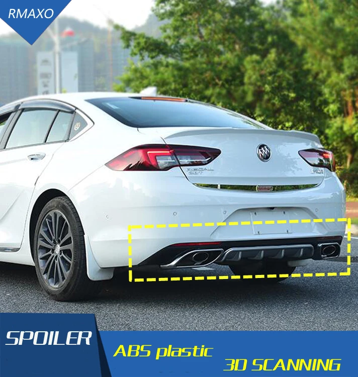 Задний спойлер для Opel Insignia 2017 2019 задний из АБС пластика диффузор переднего