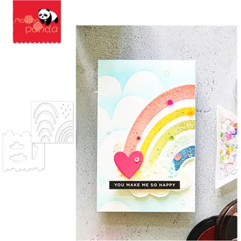 Rainbow clouds Stencil Metal Cutting Dies and Stamps Stencil for DIY papercraft projects Scrapbook Paper Album greeting cards
Rainbow clouds Stencil Metal Cutting Dies and Stamps Stencil for DIY papercraft projects Scrapbook Paper Album greeting cards