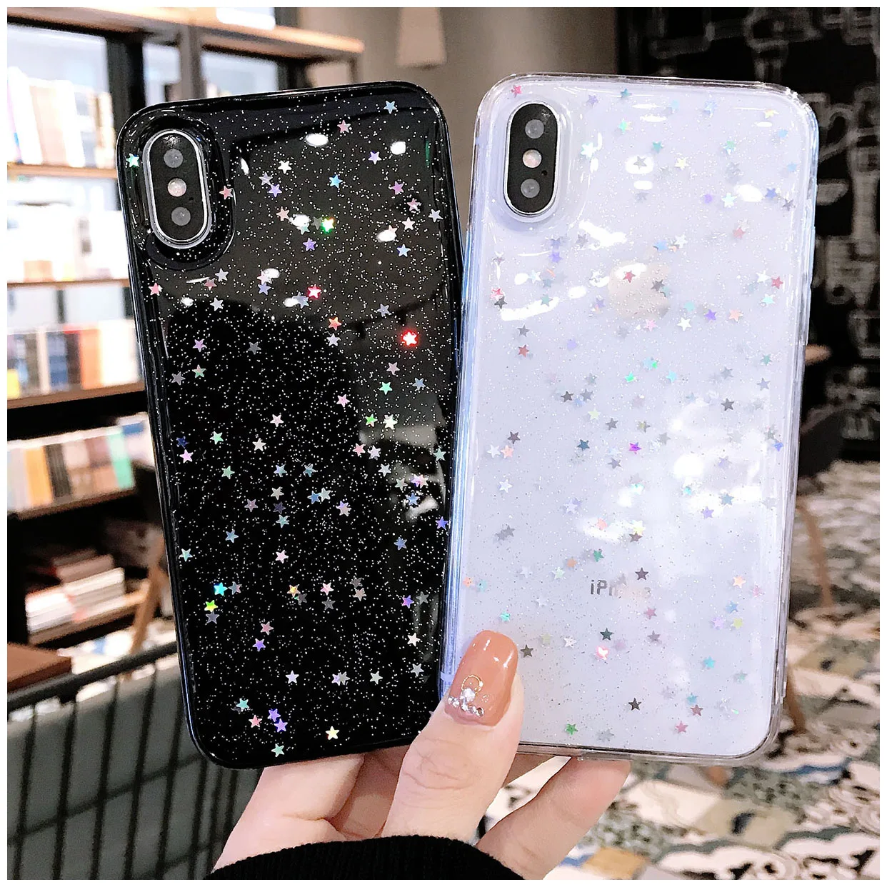 Bling Glitter colorful Stars Soft Case For Samsung Galaxy A50 A30 A20 A7 2018 A9 A6 A8 J6 J7 J5 S8 S9 S10E NOTE 9 phone cover
Bling Glitter colorful Stars Soft Case For Samsung Galaxy A50 A30 A20 A7 2018 A9 A6 A8 J6 J7 J5 S8 S9 S10E NOTE 9 phone cover