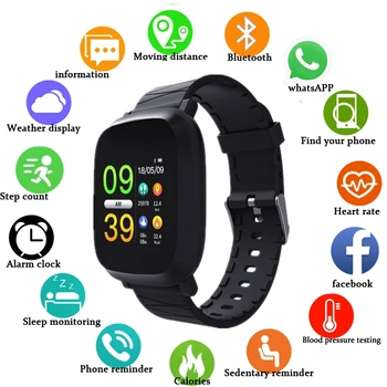 GIAUSA M30 Smart Watch Heart Rate Monitor Fitness Tracker Waterproof Sleep Monitor Sport Watch For IOS Android Family Gifts
GIAUSA M30 Smart Watch Heart Rate Monitor Fitness Tracker Waterproof Sleep Monitor Sport Watch For IOS Android Family Gifts
