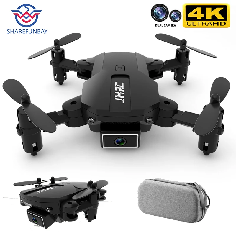 New Mini Drone 4K 1080P HD Dual Camera WiFi Fpv VR First Visual Air Pressure Height Maintain Foldable RC Drone RC Quadcopter Toy
New Mini Drone 4K 1080P HD Dual Camera WiFi Fpv VR First Visual Air Pressure Height Maintain Foldable RC Drone RC Quadcopter Toy