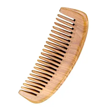 Wooden Hair Comb Green Sandalwood Comb Anti-Static Detangling Sandalwood Comb Hair Massage Brush (Moon Comb Wide Teeth)
Wooden Hair Comb Green Sandalwood Comb Anti-Static Detangling Sandalwood Comb Hair Massage Brush (Moon Comb Wide Teeth)