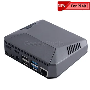 Raspberry Pi 4 Aluminum Case Metal ABS Shell Box with Fan Heatsink Power Switch GPIO Cover for Raspberry Pi 4 Model B
Raspberry Pi 4 Aluminum Case Metal ABS Shell Box with Fan Heatsink Power Switch GPIO Cover for Raspberry Pi 4 Model B