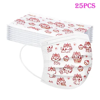 25pcs Kids Face Mask Disposable Dust-proof Face Fabric Facial Mask Children's Spain Mascarillas With Elastic Earloop Маска#YL5
25pcs Kids Face Mask Disposable Dust-proof Face Fabric Facial Mask Children's Spain Mascarillas With Elastic Earloop Маска#YL5