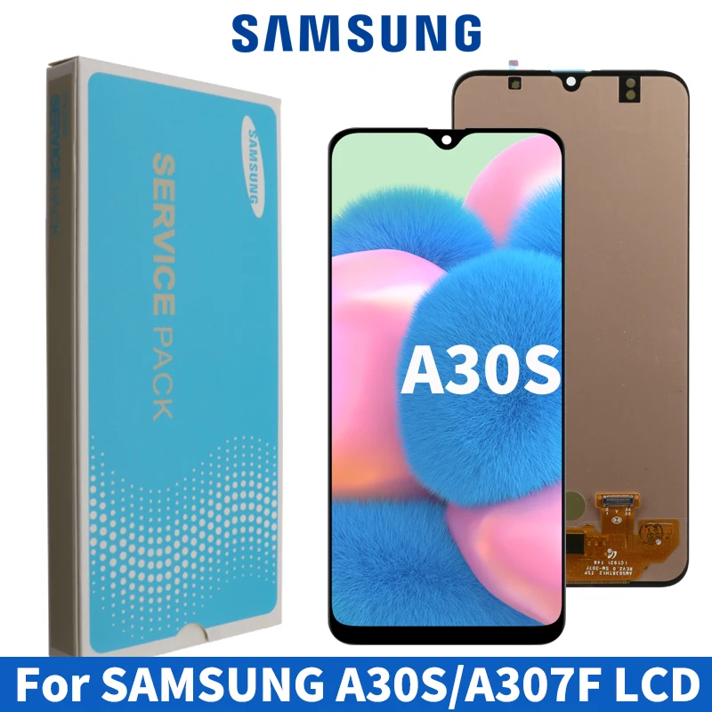 6.4" OLED For Samsung Galaxy A30S LCD Display Touch Screen A307F SM-A307FN/DS A307G/DS Digitizer Replacement Parts | Мобильные