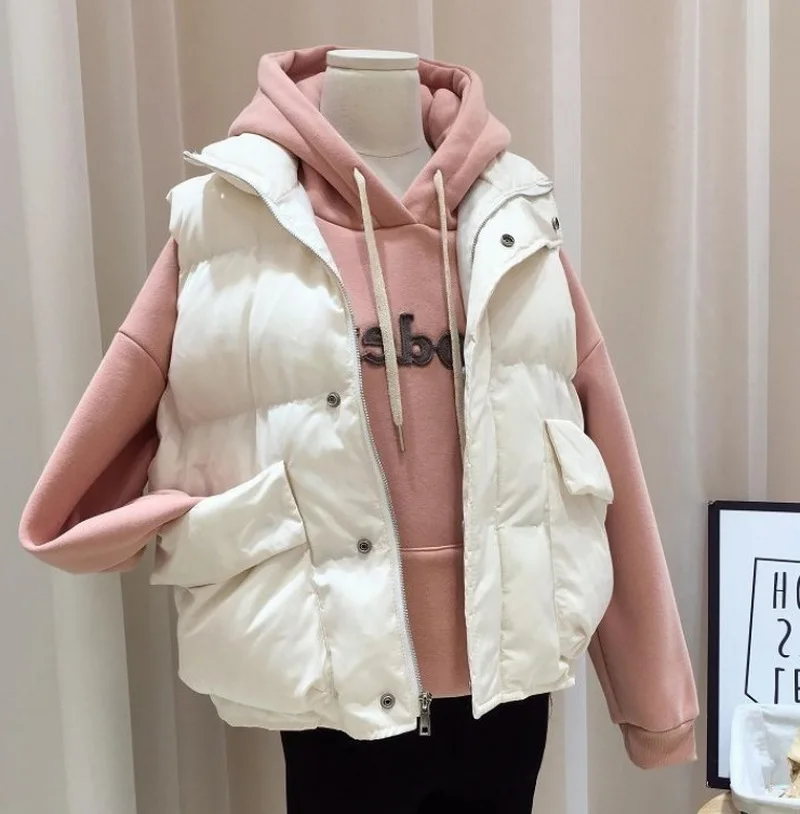 Women Vest 2020 Winter Vests Warm Female Down Cotton Padded Coats & Jackets Plus Size 2XL
Women Vest 2020 Winter Vests Warm Female Down Cotton Padded Coats & Jackets Plus Size 2XL