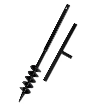 vidaXL Ground Drill with Handle Auger Bit 100 mm Double Spirals Steel Black Drill Bit
vidaXL Ground Drill with Handle Auger Bit 100 mm Double Spirals Steel Black Drill Bit