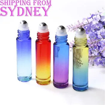 UP 100Pcs 10ml Gradient Color Thick Thick Gradient Glass Roll On Bottles Steel Roller Essential Oil Travel Use Necessaries
UP 100Pcs 10ml Gradient Color Thick Thick Gradient Glass Roll On Bottles Steel Roller Essential Oil Travel Use Necessaries