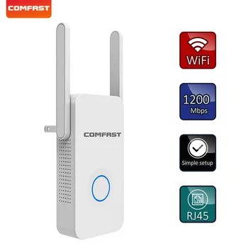 1200Mbps COMFATS Wifi Repeater Dual Band 2.4+5.8Ghz wireless wifi router High Power wifi extender long range Wi-fi amplifier
1200Mbps COMFATS Wifi Repeater Dual Band 2.4+5.8Ghz wireless wifi router High Power wifi extender long range Wi-fi amplifier