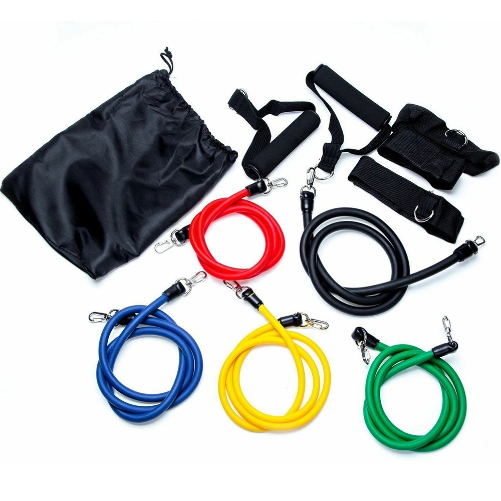 New Fitness Resistance Bands 11Pcs/Set Yoga Exercise Stretch Training Expander Home Gyms Powerful Effective Sports
New Fitness Resistance Bands 11Pcs/Set Yoga Exercise Stretch Training Expander Home Gyms Powerful Effective Sports