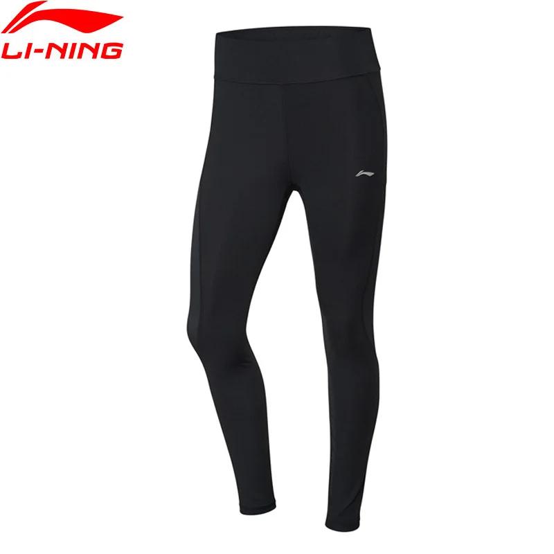 

Li-Ning Women Training Series Tight Base Layer Spandex Nylon Polyester Breathable Elastic LiNing Sports Pants AULP108 WKY254