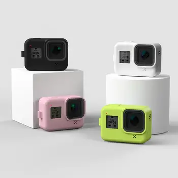 Silicone Armor Skin Case for GoPro Hero 8 camera Soft Silicone Drop Rubber Protection Case Video Sports Cover Box
Silicone Armor Skin Case for GoPro Hero 8 camera Soft Silicone Drop Rubber Protection Case Video Sports Cover Box
