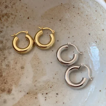 2020 Luxury Gold Color Hoop Earrings Punk Metal C- Shaped Exaggerated Women's Simple Circle Earrings bijoux femme
2020 Luxury Gold Color Hoop Earrings Punk Metal C- Shaped Exaggerated Women's Simple Circle Earrings bijoux femme