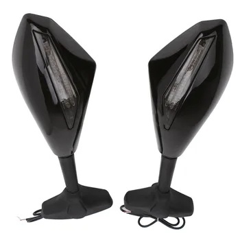 2pcs Motorcycle Rearview Mirrors Black With LED Turn Signal For Honda Kawasaki Suzuki UND Sale
2pcs Motorcycle Rearview Mirrors Black With LED Turn Signal For Honda Kawasaki Suzuki UND Sale