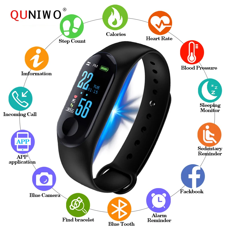 2019 Sport Watch Men or Women Smart Watch Bluetooth Clock Remote Camera Heart Rate Blood PressureSleep Monitor Pedometer Band
2019 Sport Watch Men or Women Smart Watch Bluetooth Clock Remote Camera Heart Rate Blood PressureSleep Monitor Pedometer Band
