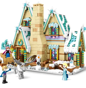 Friends Fairy Princess Queen Anna Elsa Gingerbread House Arendelle Castle Building Blocks Bricks Compatible Lepining Girl Toys
Friends Fairy Princess Queen Anna Elsa Gingerbread House Arendelle Castle Building Blocks Bricks Compatible Lepining Girl Toys