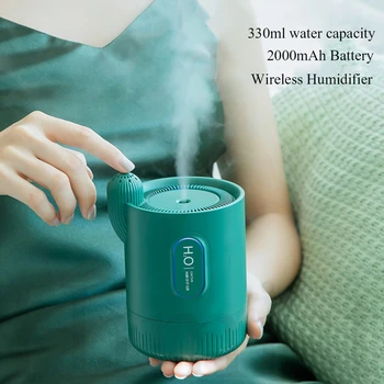 Portable Wireless air Humidifier 2000mAh Rechargeable Built-in Battery Cactus Ultrasonic Cool Mist Aroma Essential Oil Diffuser
Portable Wireless air Humidifier 2000mAh Rechargeable Built-in Battery Cactus Ultrasonic Cool Mist Aroma Essential Oil Diffuser
