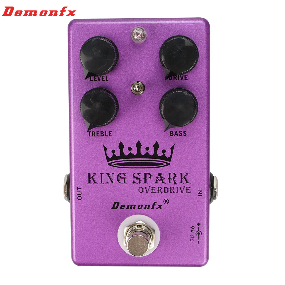 

NEW High Quality Demonfx King Spark Overdrive 4-Knob With One Model Guitar Effect Pedal Overdrive With True Bypass