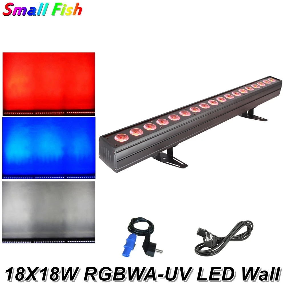 4XLot LED Wash Wall Lights High Quality 18X18W RGBWA-UV 6IN1 LED Wash Bar Effect Lights IP20 Indoor Use Good Effect Dj Equipment
4XLot LED Wash Wall Lights High Quality 18X18W RGBWA-UV 6IN1 LED Wash Bar Effect Lights IP20 Indoor Use Good Effect Dj Equipment