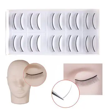 hot sale 10Pairs Artificial Fiber False Eyelashes Extension Fake Adhesive Practice Lashes False Makeup Tools
hot sale 10Pairs Artificial Fiber False Eyelashes Extension Fake Adhesive Practice Lashes False Makeup Tools