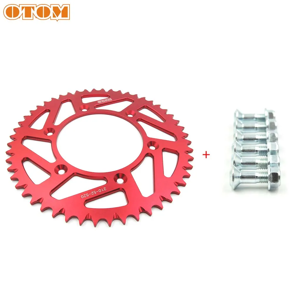 OTOM Motorcycle Rear Chain Sprocket 52T For HONDA CR CRF 125 250 250X 250R 400 450R 450RX Dirt Bike Enduro Aluminum Chain Plate
OTOM Motorcycle Rear Chain Sprocket 52T For HONDA CR CRF 125 250 250X 250R 400 450R 450RX Dirt Bike Enduro Aluminum Chain Plate