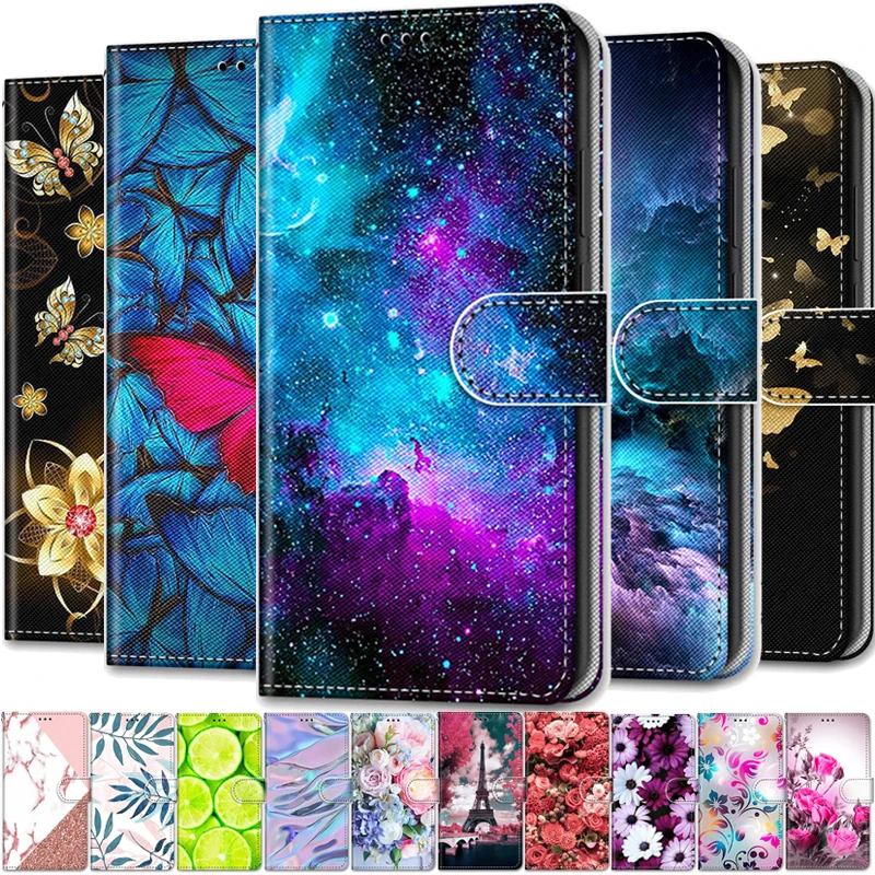 Чехол-книжка для Samsung Galaxy S 10 S10 S9 Plus S10e S8 S7 S6 S5 S10Plus кожаный магнитный | Мобильные