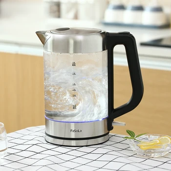 Japanese Electric Kettle Handheld Auto Power-off Protection Water Kettles Glass Tea Kettles High Quality Kitchen Utensils 1800ml
Japanese Electric Kettle Handheld Auto Power-off Protection Water Kettles Glass Tea Kettles High Quality Kitchen Utensils 1800ml
