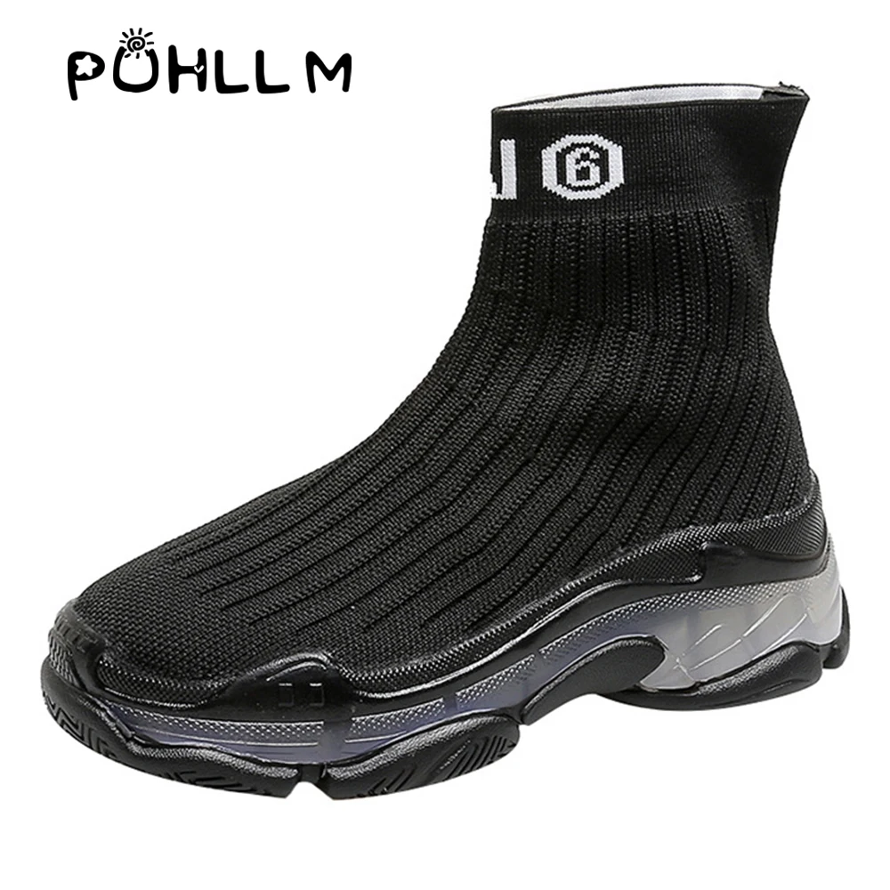 Women's Vulcanized Shoes and Socks Women's shoes 2019 autumn Korean casual short boots elastic high to help women's shoesB71
Women's Vulcanized Shoes and Socks Women's shoes 2019 autumn Korean casual short boots elastic high to help women's shoesB71