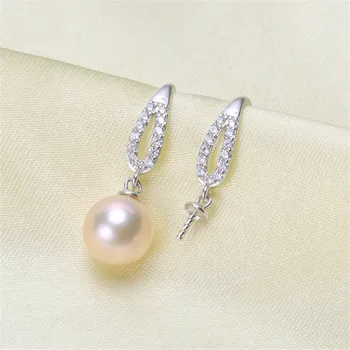 Metal Earring Making Accessories Copper Silver Plating Earring Clasps Hooks Findings With Loop Clasp Base For Diy YYED-082
Metal Earring Making Accessories Copper Silver Plating Earring Clasps Hooks Findings With Loop Clasp Base For Diy YYED-082