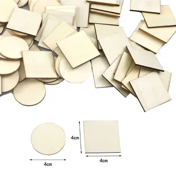 100pcs Blank Round Square Natural Wooden Slices Discs DIY Crafts Wedding Party H4GD
100pcs Blank Round Square Natural Wooden Slices Discs DIY Crafts Wedding Party H4GD