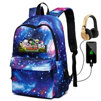 Large Capacity Backpack Waterproof Oxford Bag Child Bags Hunter x Hunter Printed Multi Pocket Backpacks School Bag For Boys
Large Capacity Backpack Waterproof Oxford Bag Child Bags Hunter x Hunter Printed Multi Pocket Backpacks School Bag For Boys