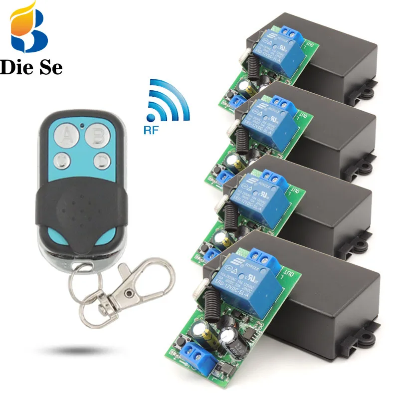 Lighting Wireless Controller AC 85~250V 10Amp 2200W rf Relay Receiver Board and safety rf Transmitter 4gangs for Bulb\Pump\Fan
Lighting Wireless Controller AC 85~250V 10Amp 2200W rf Relay Receiver Board and safety rf Transmitter 4gangs for Bulb\Pump\Fan