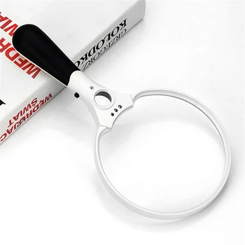 3 Mirrors 3 LEDs Lamp 137 MM/ 5.39 Inch Large Mirror Reading Magnifying Glass Magnifier
3 Mirrors 3 LEDs Lamp 137 MM/ 5.39 Inch Large Mirror Reading Magnifying Glass Magnifier