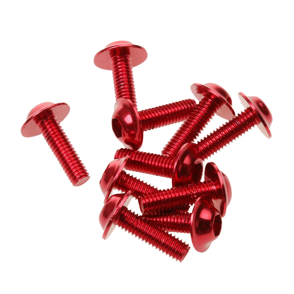 Motor Fairing Windscreen Bolt Kit & License Plate Frame Number Aluminum Screws Set Motor Fairing Windscreen Bolt Kit & License Plate Frame Number Aluminum Screws Set