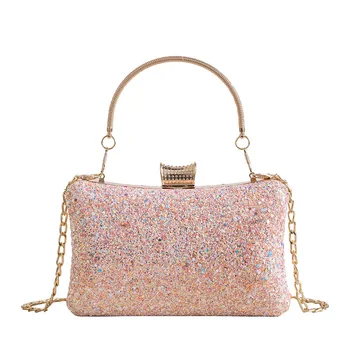 Designer Handbags Women Evening Bag Sequines Bling Bling Clutches Bag Ladies Shoulder Bag Female High Quality Dinner Chain Bag
Designer Handbags Women Evening Bag Sequines Bling Bling Clutches Bag Ladies Shoulder Bag Female High Quality Dinner Chain Bag