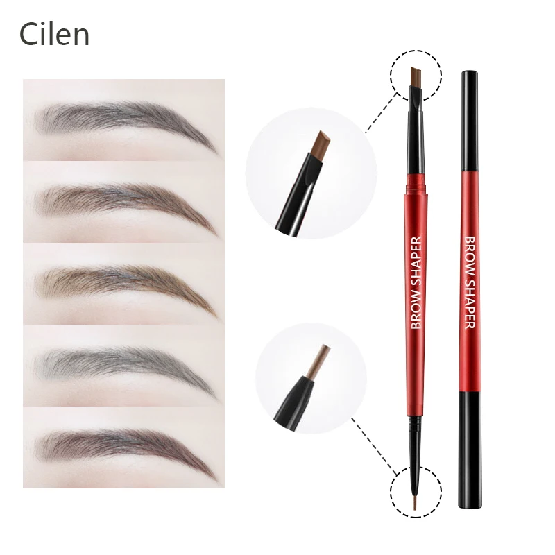5 Colors Ultra Fine Eyebrow Pen Automatic Double Eyebrow Pencil Waterproof Cosmetics eyebrow mascara
5 Colors Ultra Fine Eyebrow Pen Automatic Double Eyebrow Pencil Waterproof Cosmetics eyebrow mascara