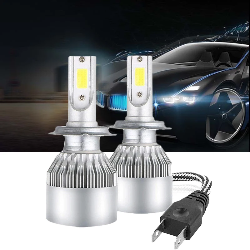 2Pcs/Set H7 LED Headlight Car Bulbs 200W 7800LM Conversion Kit Lamp Super Bright Car Tail Bulb Brake Lights
2Pcs/Set H7 LED Headlight Car Bulbs 200W 7800LM Conversion Kit Lamp Super Bright Car Tail Bulb Brake Lights