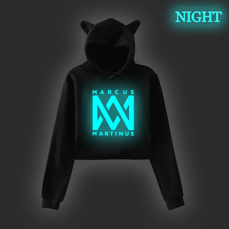 Fashion Marcus Martinus Hoodies Teenager Girls Autumn Long Sleeve Hooded Lady Woman Cat Ear Sweatshirts Luminous Harajuku Tops
Fashion Marcus Martinus Hoodies Teenager Girls Autumn Long Sleeve Hooded Lady Woman Cat Ear Sweatshirts Luminous Harajuku Tops