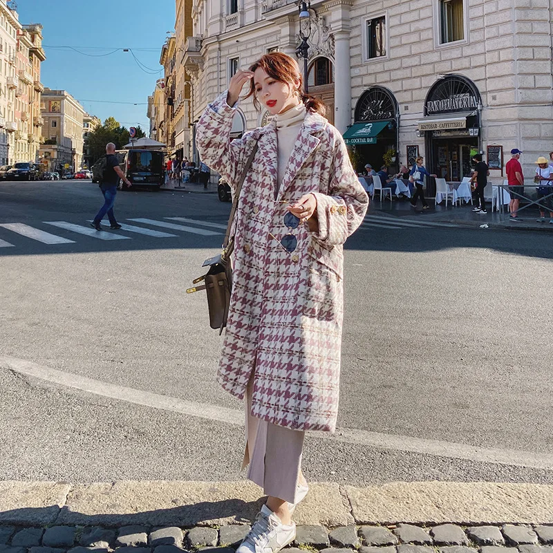 Photo Shoot Thousands of Birds Woolen Jacket Women's Mid-length 2019 Winter New Style Korean-style Loose-Fit Elegant Versatile D
Photo Shoot Thousands of Birds Woolen Jacket Women's Mid-length 2019 Winter New Style Korean-style Loose-Fit Elegant Versatile D