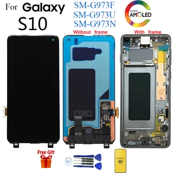 Original LCD For Samsung Galaxy S10 SM-G973F G973 S10 Plus G975 SM-G975F LCD Display Touch Screen Digitizer S10e 
Original LCD For Samsung Galaxy S10 SM-G973F G973 S10 Plus G975 SM-G975F LCD Display Touch Screen Digitizer S10e