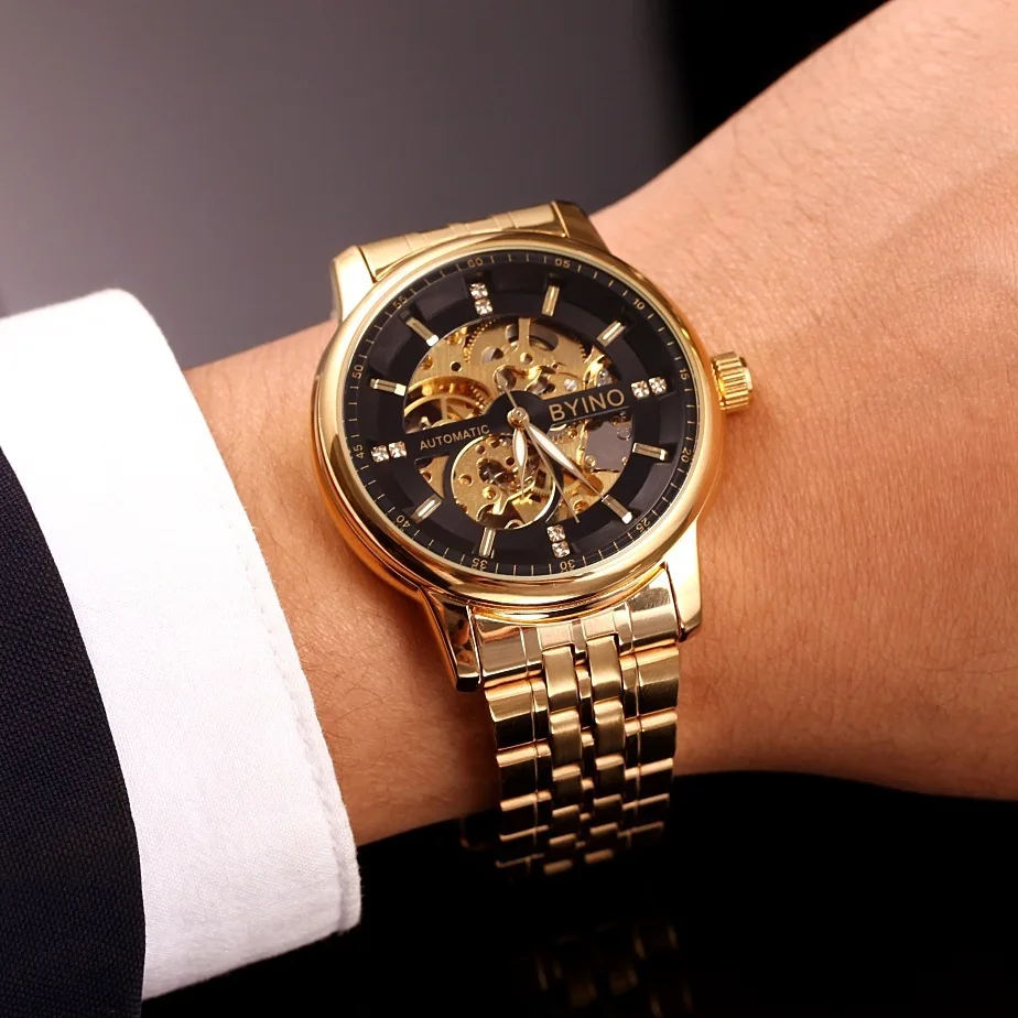 New Style Watch Men Fully Automatic Analog Watch Hollow out Waterproof Casual Fashion Steel Belt MEN'S Watch Sale
New Style Watch Men Fully Automatic Analog Watch Hollow out Waterproof Casual Fashion Steel Belt MEN'S Watch Sale