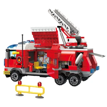 366pcs City Series Multifunctional vehicle Fire Truck Educational Model Building Blocks Mini Figures DIY Toys For Children Gifts
366pcs City Series Multifunctional vehicle Fire Truck Educational Model Building Blocks Mini Figures DIY Toys For Children Gifts