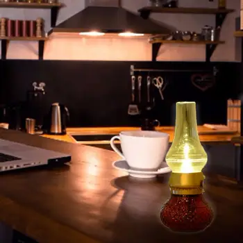 Retro Style Led Kerosene Lamp Blowing Control Lamp Desk Lamp Dimmable Usb Rechargeable Night Light Home Decoration
Retro Style Led Kerosene Lamp Blowing Control Lamp Desk Lamp Dimmable Usb Rechargeable Night Light Home Decoration